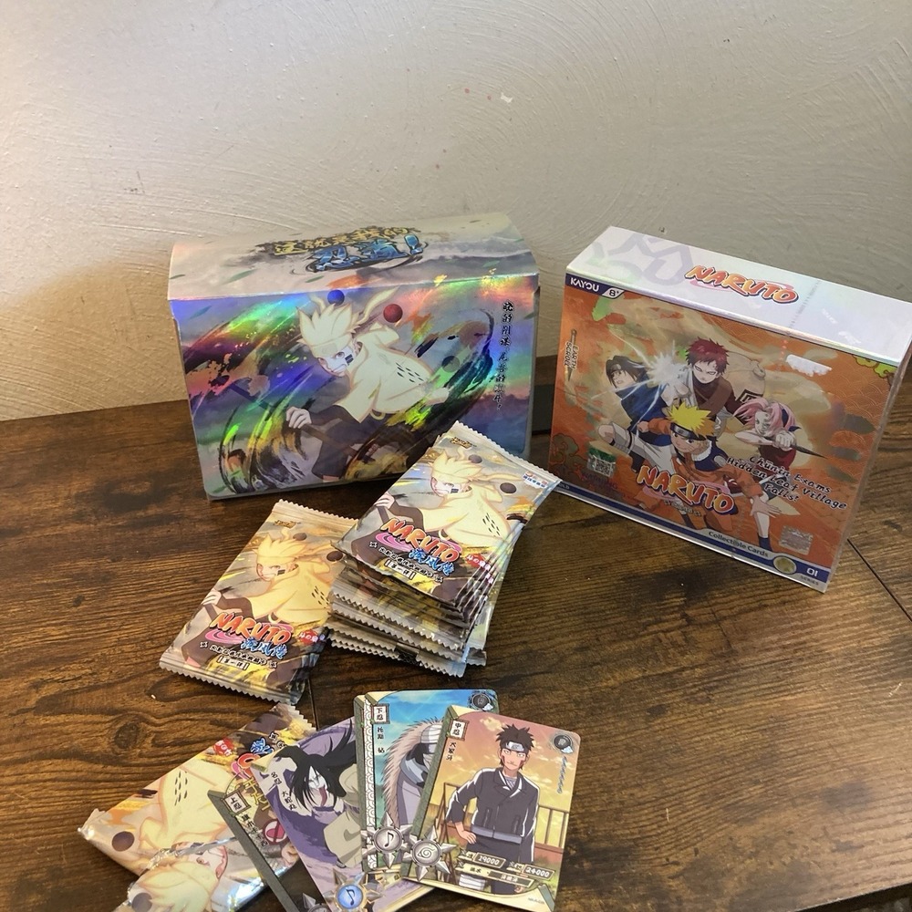 Naruto Cards 2 Boxes Kayou 5Yuan (Open Box) + Smitri Earth Scroll